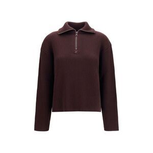 Courrèges Brown Wool Oves Aries Women's Sweatshirt